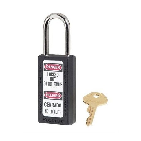 Nmc Black W/3 Body Safety Lock-Out Padloc MP411BK